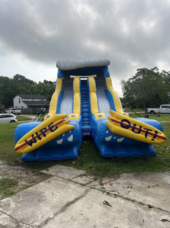 Wipeout 20' Double Lane Water Slide