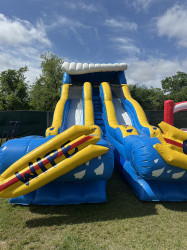 Wipeout 20' Double Lane Water Slide