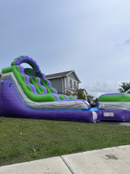 image0 1746155158 Purple Marble Water Slide 15'