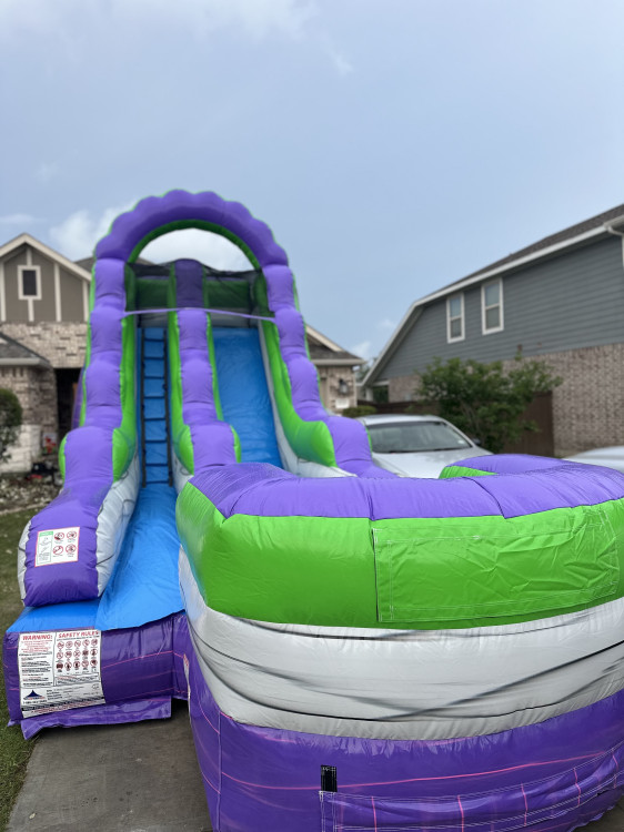 Purple Marble Water Slide 15'